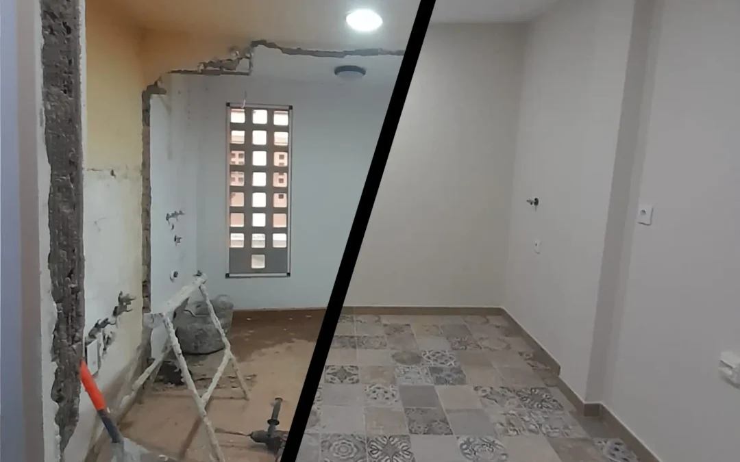 Reforma y ampliación de cocina en residencial campo de golf de Isla Canela